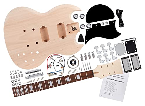 Kit D'Assemblaggio Per Chitarra Elettrica 'Rocktile Double Cut-Style'