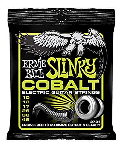 Ernie Ball, Regular Slinky Cobalt, Corde Per Chitarra Elettrica, Diametro 10-46