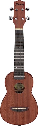 Ibanez Uks100-Opn Ukulele Soprano 4 Posti, Open Pore Natural Incl. Gig Bag, Uks100Opn