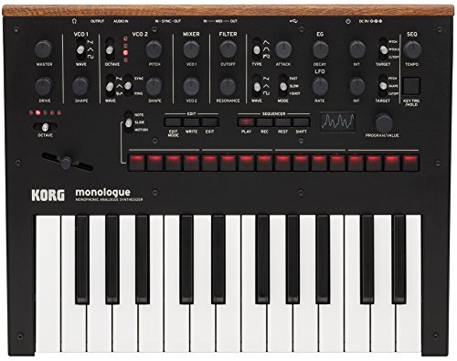 Korg Monologue Bk - Sintetizzatore Analogico Monofonico Black