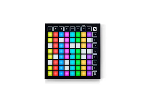Novation Launchpad Mini [Mk3], Controller Midi Usb A Griglia Con 64 Pad Portatile, Per Esibizioni Con Ableton Live E Logic Pro