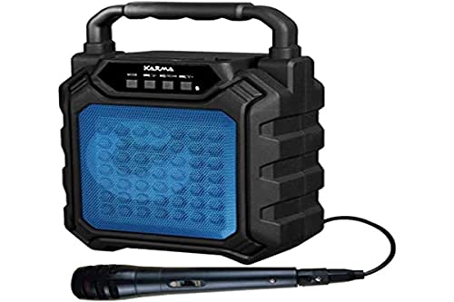 Karma Diffusore Amplificato Portatile Ricaricabile Bluetooth Mp3 E Microfono