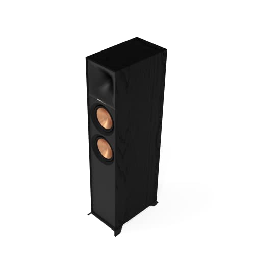Klipsch R-600F Black (Unità) - Altoparlante Da Pavimento Nero 100W/400W - 8 Ohm - Woofer 6,5 Pollici