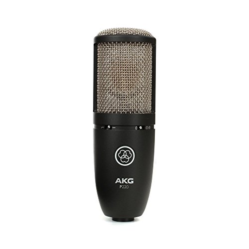 Akg P220 Microfono Studio Statico Cardioide Ampio Diaframma Nero