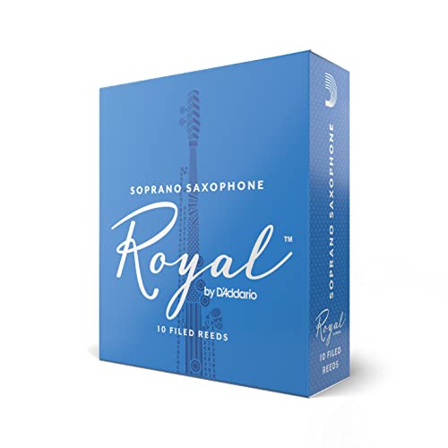 Confezione Da 10 Ance Rico Royal Per Sassofono Soprano, Durezza 2,0