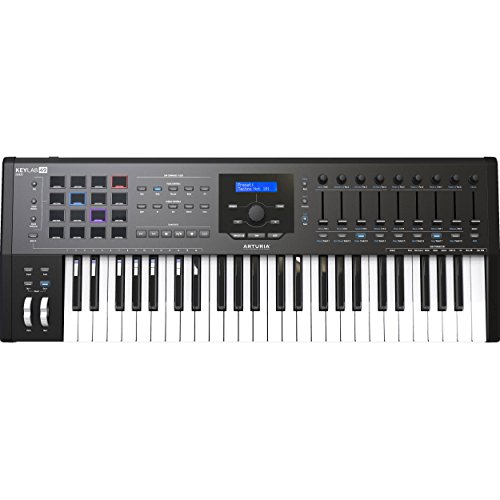 Arturia Keylab 49 Mkii 49Keys Usb Black,White Midi Keyboard - Midi Keyboards (49 Keys, Buttons, Lever, Rotary, Black, Multicolour, Usb, 793 Mm)