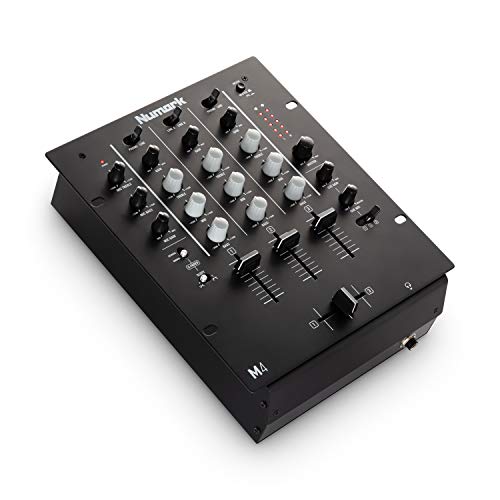 Numark M4 - Mixer Scratch 3 Canali A Rack Per Dj Con Eq A 3 Bande, Ingresso Microfonico, Crossfader Sostituibile E Controlli Slope E Reverse