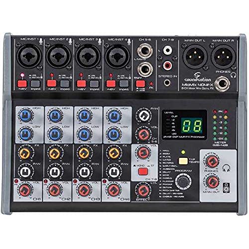 Soundsation Miomix 404Fx Mixer A 8 Canali Con Multi-Effetto Digitale