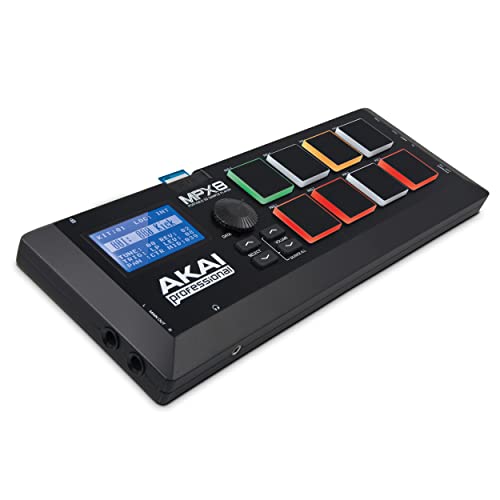 Akai Professional Mpx8 - Campionatore Midi Controller Con Libreria Di Suoni, Campioni E Software Sample Kit Editor
