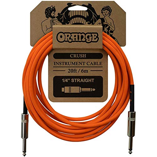 Orange Crush 20Ft Instrument Cable, Straight To Straight