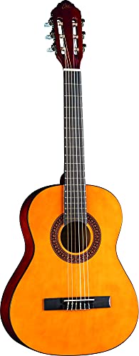 Eko Guitars Cs-5 Natural, Chitarra Classica Serie Studio Scala 3/4,Top Fasce E Fondo In Agathis, Manico In Mogano E Tastiera In South American Roupanà