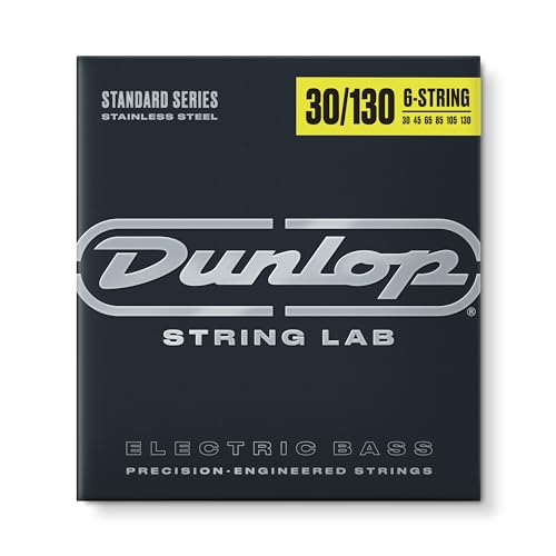 Jim Dunlop Dbs30130 Corde Per Basso In Acciaio Inox, Luce, .040 – .100, M, A 6 Corde
