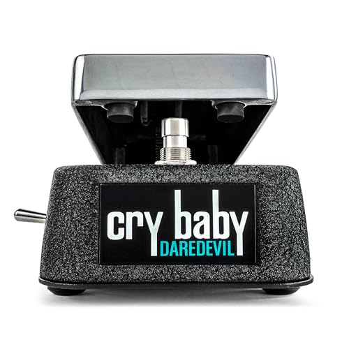 Dunlop - Dd95Fw Cry Baby Daredevil Fuzz Wah, Pedale Wah Dunlop, Range Completo Di Sonorità, Robusto Switch Attiva E Disattiva Il Fuzz, True Bypass,Bas