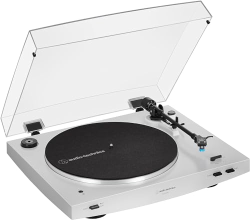 Audio-Technica Lp3Xbtwh Giradischi Automatico Wireless Bianco
