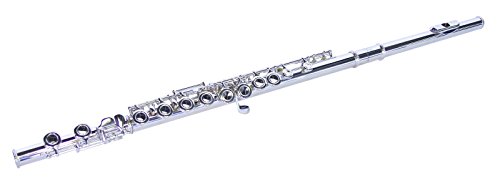 Dimavery Qp-10 C Flauto, Colore: Rosso, Silver-Plated