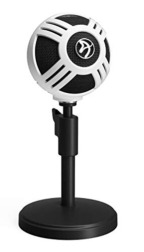 Arozzi Sfera Microphone, Bianco, 25 X 12 X 25 Cm