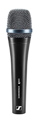 Sennheiser E945, Microfono Vocale ( 40 - 18000 Hz, Xlr-3, Impedenza Nominale 350 Ω), Nero-Blu