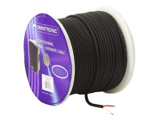 Omnitronic 3030011K Cavo Dell'Altoparlante 2X1.5 100M Sw Resistente