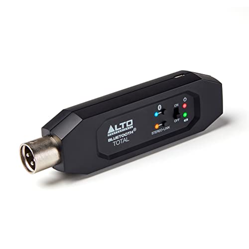 Alto Professional Bluetooth Total 2 - Ricevitore Stereo Bluetooth Ricaricabile Con Presa Xlr Per Mixer, Sistemi Audio E Pa Attivi