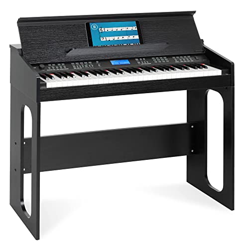 Funkey Dp-61 Iii Tastiera Con 61 Tasti Design Come Pianoforte Digitale Nero