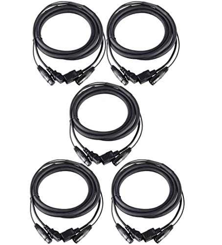 Pronomic Stage Iecd-2.5 Dmx Cavo Ibrido C/Dmx 2,5M Set 5 Pezzi