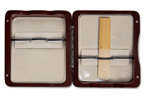 Gewa 751005 Astucci Per Ance Clarinetto 6 Ance, Laccato, Rosso Scuro