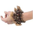 Fiera Amazzonica Sciamano Calabash Polso/Leg Rattle A Base Di Tapar Frutta A Guscio