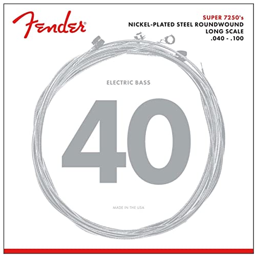 Fender Corde - Bassi, 7250 Nickel-Plated, 40-100