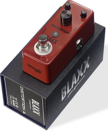 Stagg Equalizzatore A Pedale Per Basso Elettrico, Red