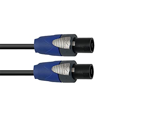 Psso Ls-1550 Cavo Per Casse, Altoparlanti Speakon 2X1.5 5M Bk