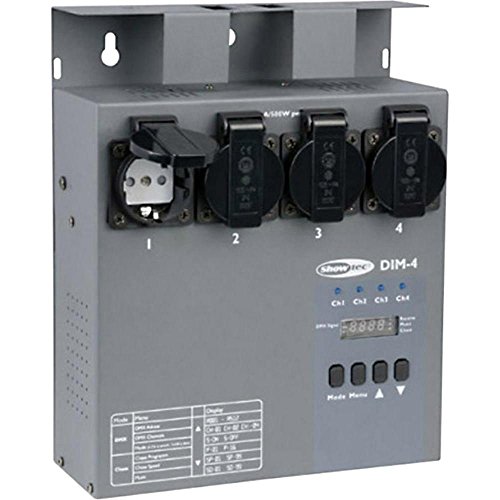 Dimmer Dmx Showtec Dim-4 4 Canali Controllo Del Suono