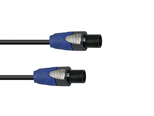 Psso Ls-15150 Cavo Per Casse, Altoparlanti Speakon 2X1.5 15M Bk