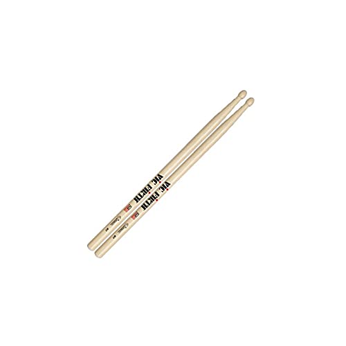 Vic Firth Ms1 Marching Corpsmaster - Paio Di Bacchette Per Tamburo Rullante, Colore: Chiaro