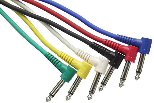 Stagg Spc030L E Cavi S Serie Patch Mono Angolari, Set Di 6, 0.3M