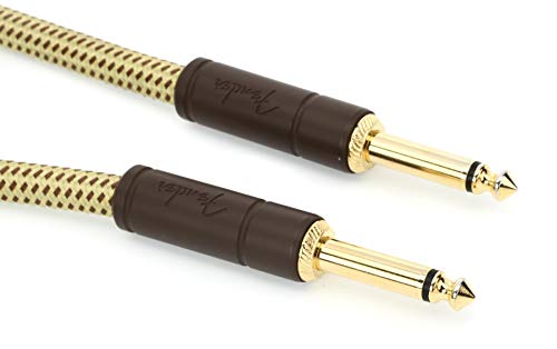 Fender 099-0820-094 Cavo Per Strumenti Serie Deluxe - 5 '- Str / Str - Tweed
