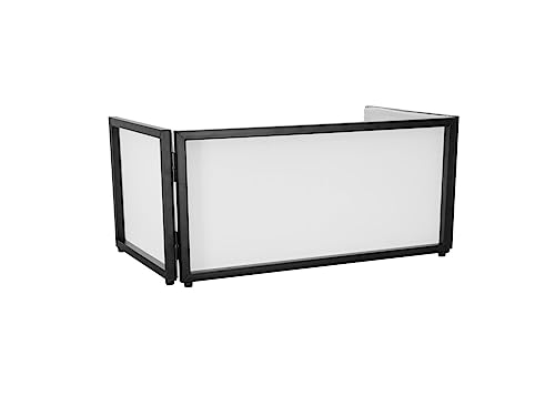 Omnitronic Md-2 Dj Booth Cover Con Custodia | Frangivista Pieghevole Per Tavoli Da Dj