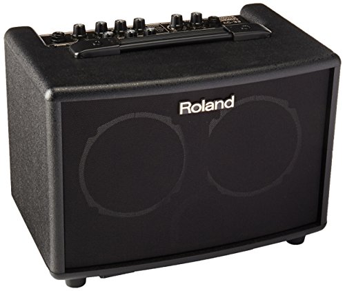 Roland Ac-33 Amplificatore Per Chitarra Acoustic Chorus, Ampli Per Chitarra Acustica Super-Portatile, Versatile, Alimentato A Batterie