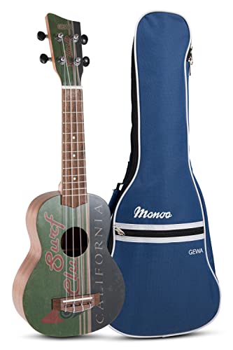 Gewa Vg512410 Ukulele Soprano Manoa Seaside K-So-Sc Incl. Borsa