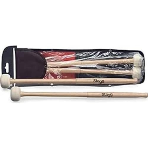 Stagg Smtim F38 Timpani Mallets - Testa Rotonda In Feltro Da 38 Mm