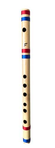 Flauto In Legno Di Bambù Fatto A Mano Strumento Musicale Indiano Bansuri Scala F Nepalese Mondo Asiatico