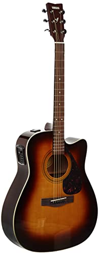 Yamaha Fx370C Cutaway Chitarra Elettroacustica, Marrone Tabaco