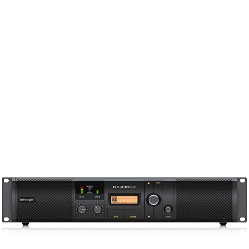 Behringer Nx3000D Amplificatore Di Potenza In Classe D Leggero Da 3000 Watt Con Controllo Dsp E Compensazione Dellimpedenza Dellaltoparlante Smartsens
