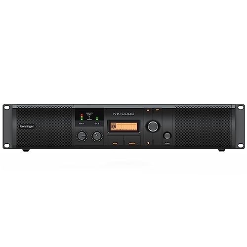 Behringer Nx1000D Finale Di Potenza 1000 Watt 2 Canali Con Compensazione Automatica Dell' Impedenza + Dsp