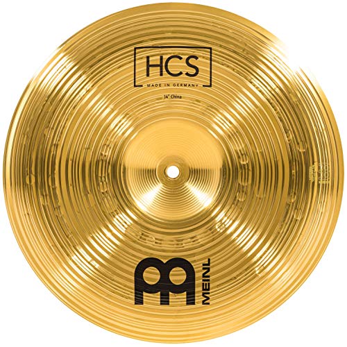 Meinl Cymbals Hcs Piatto China 14 Pollici (35,56Cm) Per Batteria – Finitura Tradizionale Ottone, Made In Germany (Hcs14Ch)