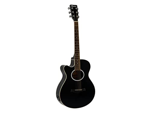 Dimavery Aw-400 Chitarra Western Lh, Nero