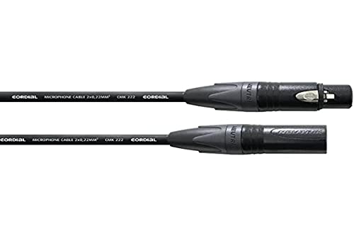 Cordial Cavo Microfono Peak Neutrik Xlr, 1,5 M