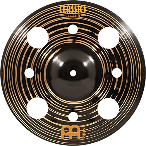 Meinl Cymbals Classics Custom Dark Piatto Trash Splash 12 Pollici (30,48Cm) Per Batteria - Bronzo B12, Finitura Scura, Prodotto In Germania (Cc12Datrs