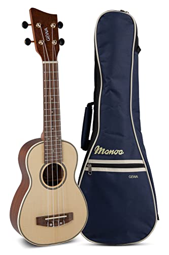 Gewa Manoa M-So Sapelli - Ukulele Soprano, Opaco, Con Custodia