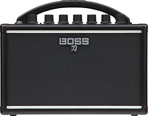 Boss Ktn-Mini Amplificatore Katana Per Chitarra Portatile, Un Ampli Compatto Che Vi Segue Ovunque, Funziona A Batterie, Dal Suono Ricco E Pieno