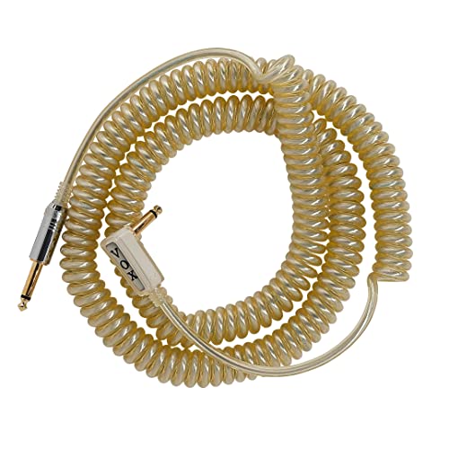 Vox Vintage Coiled Cable Cavo Per Chitarra, 9 M, Argento